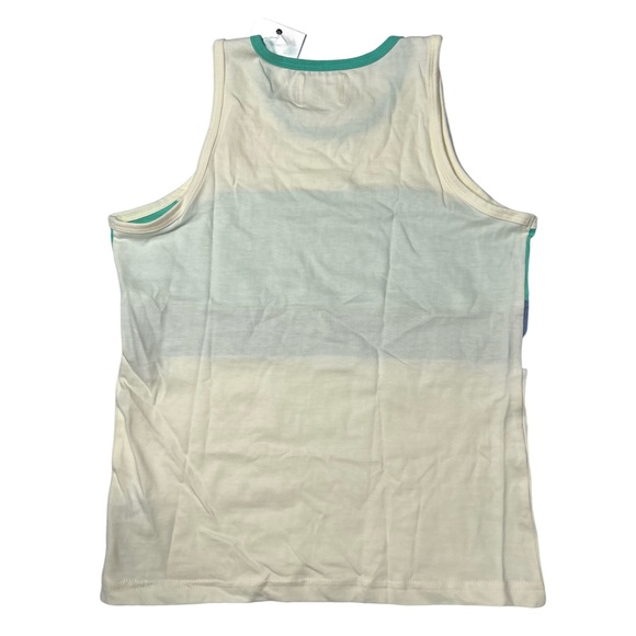 Sovereign Code Striped Tank Top, Boy's Size M, Green Blue Cream NWT - Picture 7 of 7